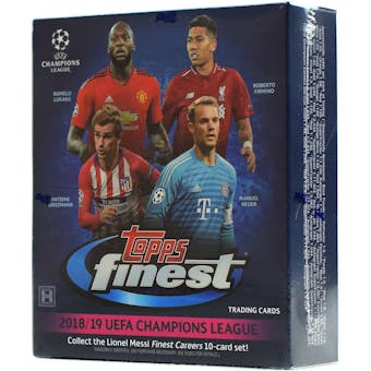 2018/19 Topps Finest UEFA Champions League Soccer Hobby Mini-Box