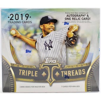 2019 Topps Triple Threads Baseball Hobby Box