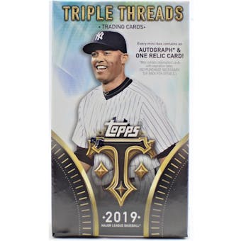 2019 Topps Triple Threads Baseball Hobby Mini-Box