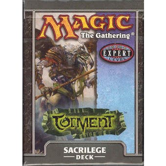 Magic the Gathering Torment Sacrilege Precon Theme Deck (Reed Buy)