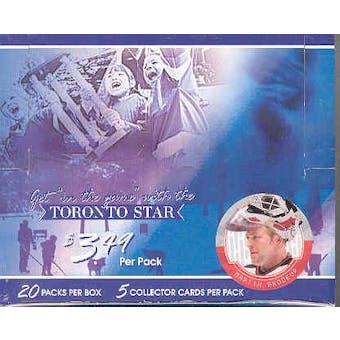 2003/04 Be A Player Toronto Star Martin Brodeur Hockey Box