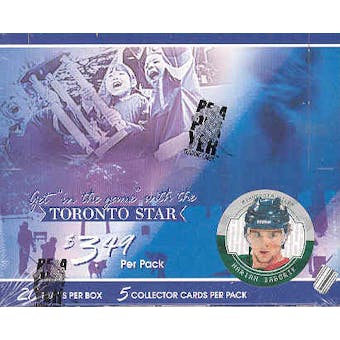 2003/04 Be A Player Toronto Star Marian Gaborik Hockey Box