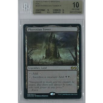 Magic the Gathering Ultimate Masters Phyrexian Tower Foil BGS 10 *2494 (Pristine) (Reed Buy)