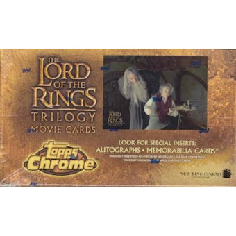Lord of the Rings Trilogy 36 Pack Box (Topps Chrome)