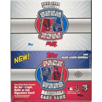 2005 Topps Pack Wars Baseball Hobby Box