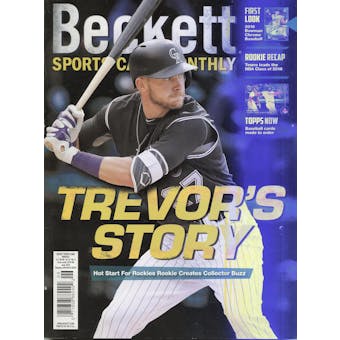 2016 Beckett Sports Card Monthly Price Guide (#375 June) (Trevor Story)