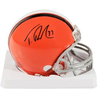 Trent Richardson Autographed Cleveland Browns Mini-Helmet (Richardson COA)