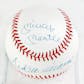 Triple Crown Autographed Baseball w/ Williams, Mantle, Robinson, and Yaz