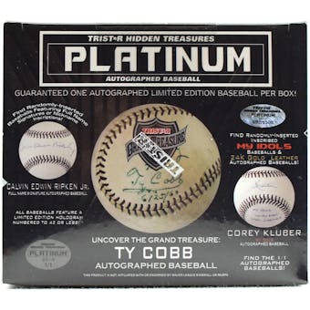 2019 TriStar Platinum Autographed Baseball Hobby 12-Box Case