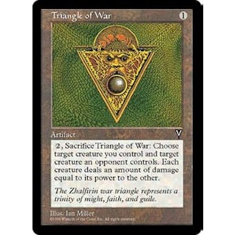 Magic the Gathering Visions Single Triangle of War - NEAR MINT (NM)