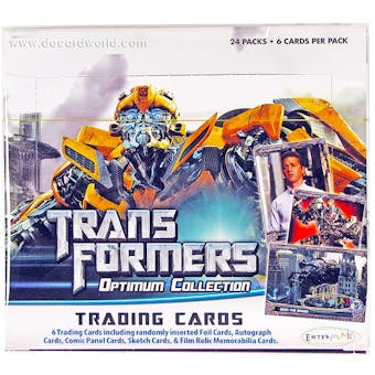 Transformers Optimum Collection Trading Cards Hobby Box (Enterplay 2013)
