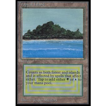 Magic the Gathering Beta Collector's Edition CE IE Single Tropical Island (NEAR MINT)