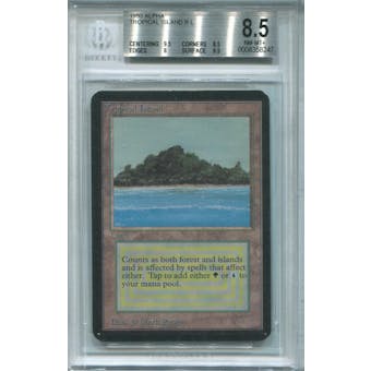 Magic the Gathering Alpha Single Tropical Island BGS 8.5 - STRONG SUBS
