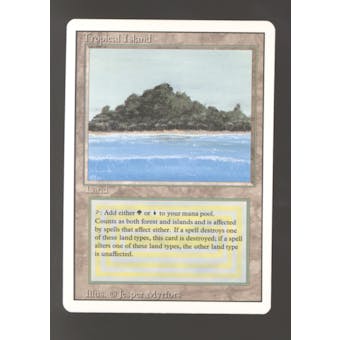 Magic the Gathering 3rd Ed Revised Tropical Island NEAR MINT (NM) *826
