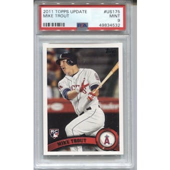 2011 Topps Mike Trout PSA 9 card #US175