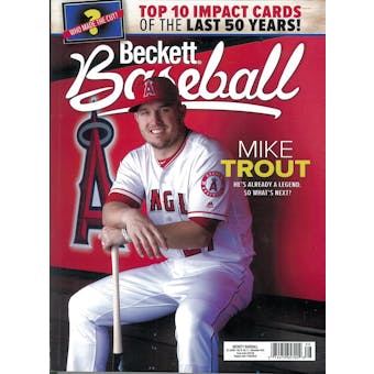 2019 Beckett Baseball Monthly Price Guide (#164 November) (Mike Trout)