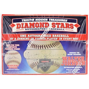 2020 TriStar Hidden Treasures Diamond Stars Autographed Baseball Hobby Box