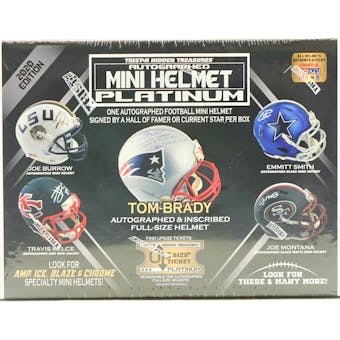 2020 TriStar Autographed Mini Helmet Platinum Edition Football Hobby Box