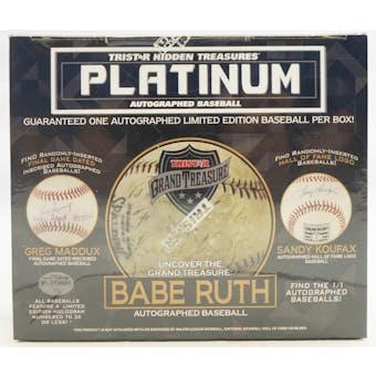 2020 TriStar Platinum Autographed Baseball Hobby Box