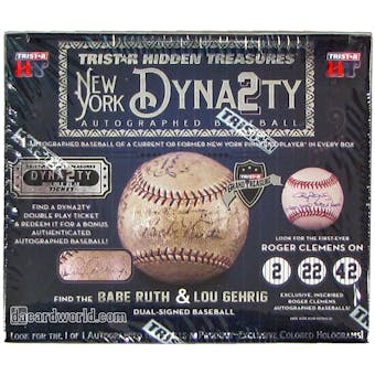 2014 TriStar Hidden Treasures New York Dynasty Baseball Hobby Box