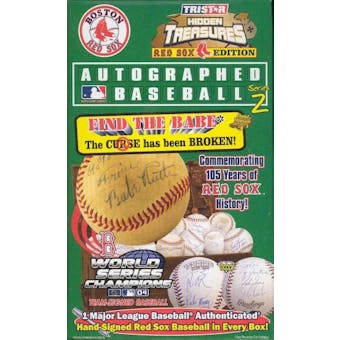 2005 TriStar Hidden Treasures Auto Baseball Red Sox Series 2 Hobby Box