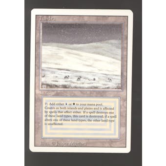 Magic the Gathering 3rd Ed Revised Tundra MODERATELY PLAYED (MP) *831