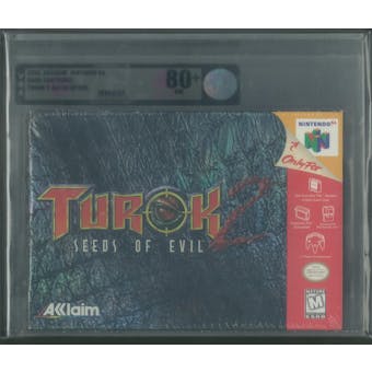 Nintendo 64 (N64) Turok 2 Seeds of Evil VGA Graded 80+NM