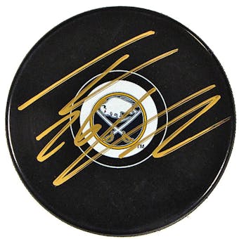 Thomas Vanek Autographed Buffalo Sabres Hockey Puck