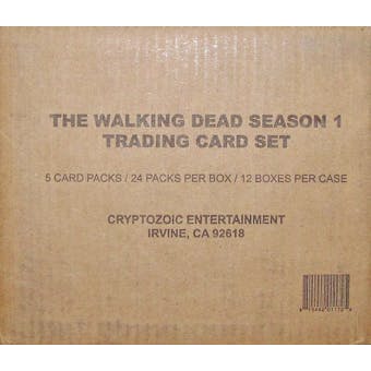 The Walking Dead Season 1 Trading Cards 12-Box Case (Cryptozoic 2011)