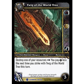 WoW Azeroth Single Twig of the World Tree (HoA-338) NM/MT