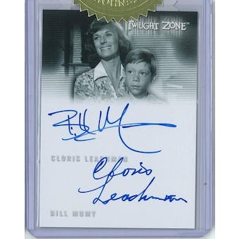 Twilight Zone Rod Serling Edition Cloris Leachman/Bill Mumy Dual Autograph (Rittenhouse 2019)