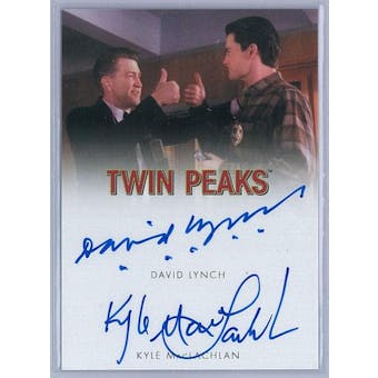 Twin Peaks David Lynch/Kyle MacLachlan Dual Autograph Card (Rittenhouse 2018)