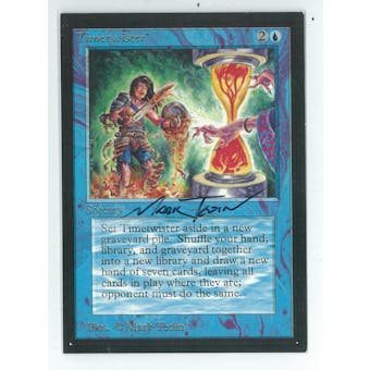 Magic the Gathering Beta Artist Proof Timetwister - SIGNED BY MARK TEDIN