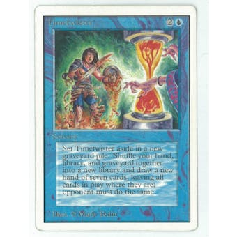 Magic the Gathering Unlimited Single Timetwister - MODERATE PLAY (MP)