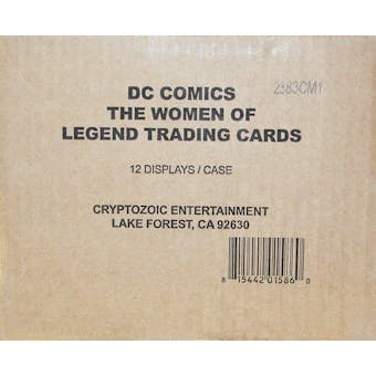 DC Comics: The Women of Legend Trading Cards 12-Box Case (Cryptozoic 2013)