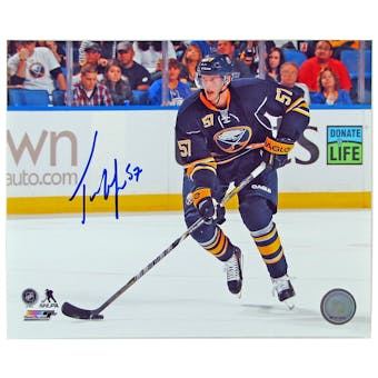 Tyler Myers Autographed Buffalo Sabres Skating 8x10 Hockey Photo
