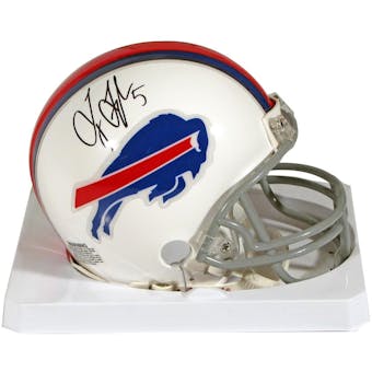 Tyrod Taylor Autographed Buffalo Bills Mini Football Helmet