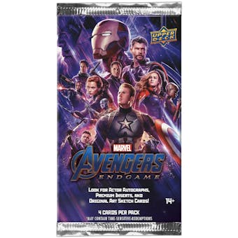 Marvel Avengers Endgame Captain Marvel Hobby Pack (Upper Deck 2020)