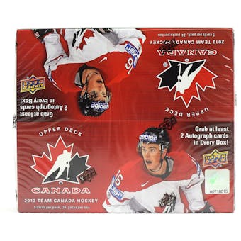 2013 Upper Deck Team Canada Hockey Hobby Box