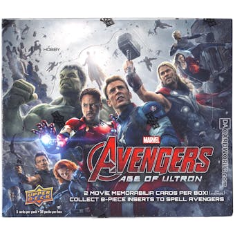 Marvel Avengers: Age of Ultron Trading Cards Hobby Box (Upper Deck 2015)