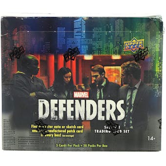 Marvel The Defenders Trading Cards Hobby Box (Upper Deck 2018)