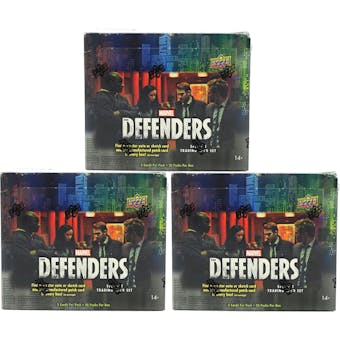 Marvel The Defenders Trading Cards Hobby Box (Upper Deck 2018) (Lot of 3)