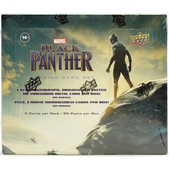 Marvel Black Panther Trading Cards Box (Upper Deck 2018)