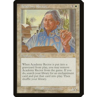 Magic the Gathering Urza's Destiny Academy Rector MODERATELY PLAYED (MP)