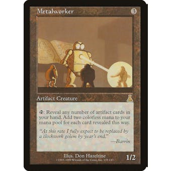 Magic the Gathering Urza's Destiny Metalworker MODERATELY PLAYED (MP)