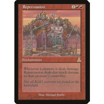 Magic the Gathering Urza's Destiny FOIL Repercussion LIGHTLY PLAYED (LP)