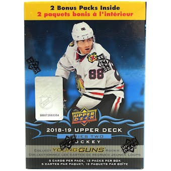 2018/19 Upper Deck Series 2 Hockey 12-Pack Box