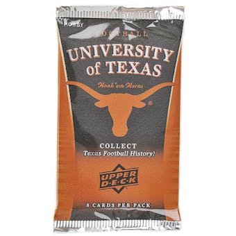 2011 Upper Deck University of Texas Football Hobby Pack
