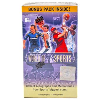 2011 Upper Deck World of Sports 11-Pack Box