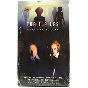 The X-Files UFO's and Aliens Edition Trading Cards Box (Upper Deck 2019)